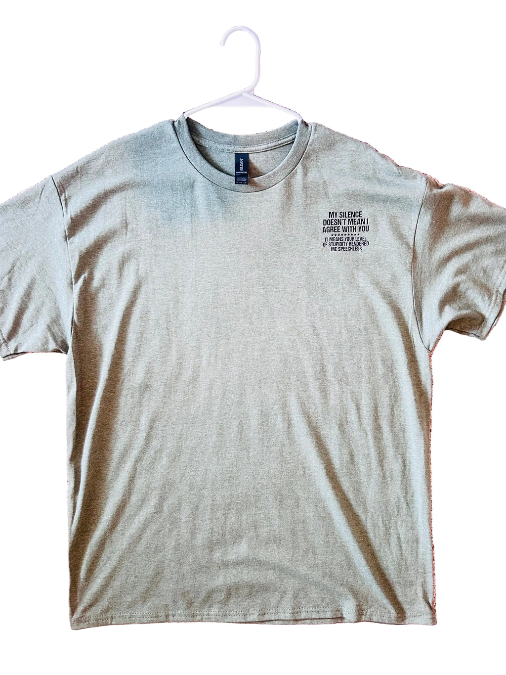 medium and extra large t-shirt